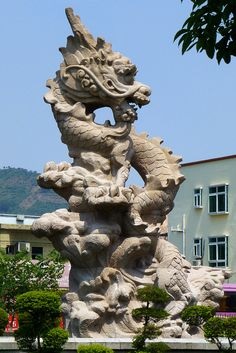 Dragon Chino estatua